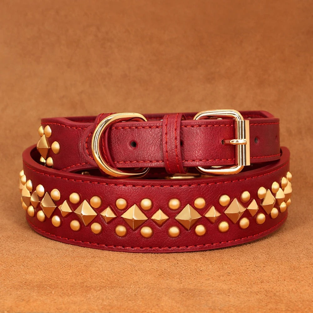 collier-chien-cuir-rouge