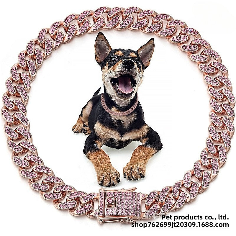 collier-pour-chien-chiot-rose