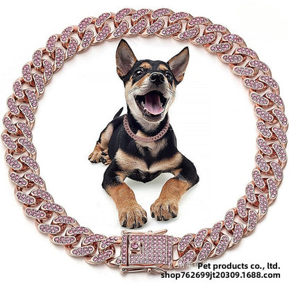 collier-pour-chien-chiot-rose