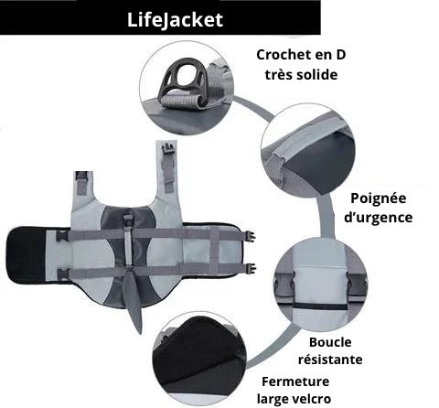 Gilet de sauvetage pour chien - LifeJacket™